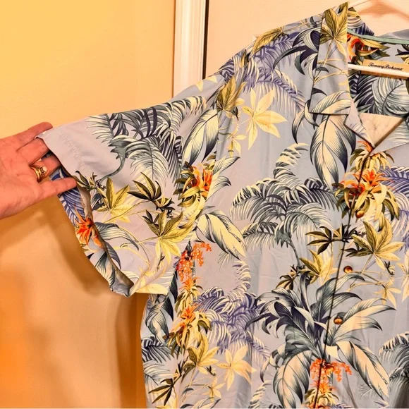 Tommy‎ Bahama Men Shirt 4XB Heritage Tortola Silk Hawaiian Button down - Picture 4 of 15